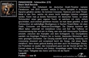 Paradoxxon - Schmucklos (CD)