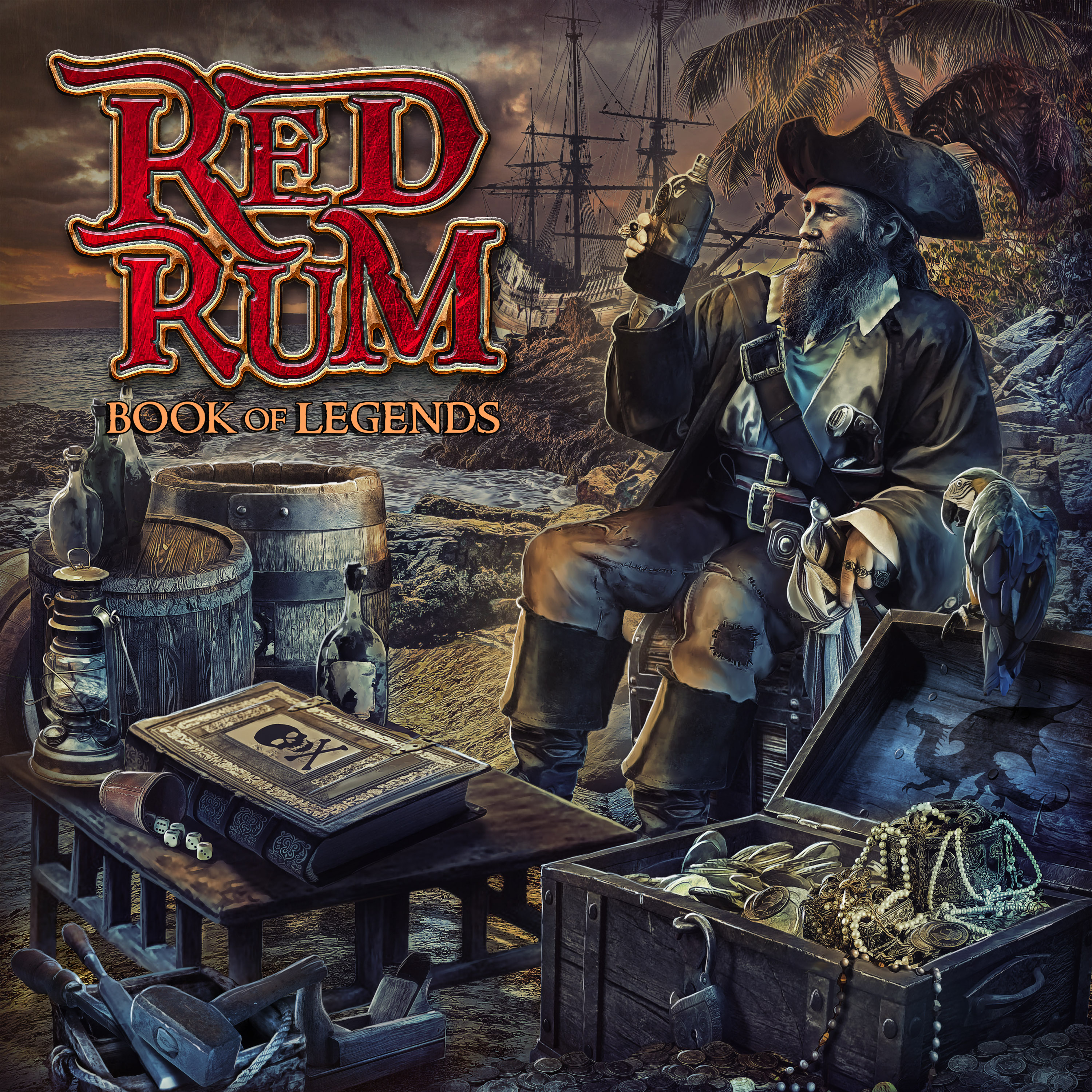 Trollzorn - RED RUM - Book of Legends (CD) Pirate Folk Metal