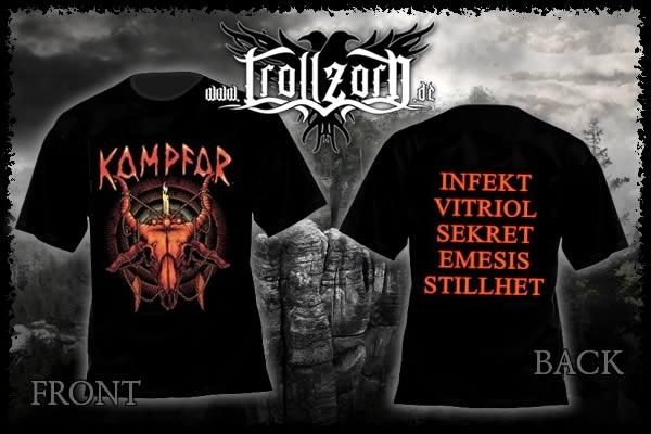 Kampfar- Red Skull (TSHIRT)