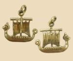 Drachenboot-Anhänger (Bronze VP-59)